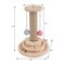 Wooden Cat Scratching Post with Tracking Interactive Toys for Indoor Cat Kittens